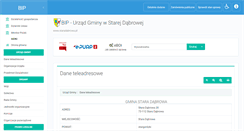 Desktop Screenshot of bip.staradabrowa.pl